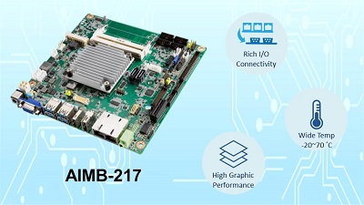 Advantech Launches AIMB-217 THIN Mini-ITX with Extended Temp Support